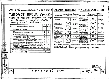 Альбом 7 Часть 1 Архитектурно-строительные чертежи выше отм.0.000. Часть 2.86 Отопление и вентиляция Раздел 2-1.86 С радиаторами и конвекторами. Часть 3.86 Водопровод и канализация. Часть 4 Газопровод. Часть 5.86 Электрооборудование ниже и выше отм.0.000.