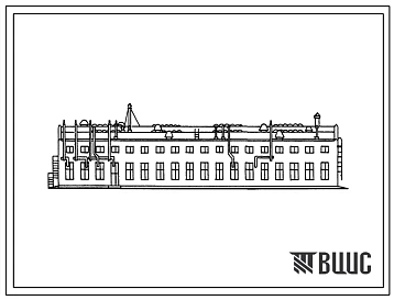 Типовой проект 816-218с Центральная ремонтная мастерская для хлопкосеющих хозяйств с парком на 300 тракторов (6500 га пашни). Для строительства в районах сейсмичностью 7 и 8 баллов. Стены из обыкновенного глиняного кирпича