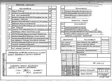 Часть УАС.1-1 Узлы и детали. УАС.1-2 Элементы блокировки