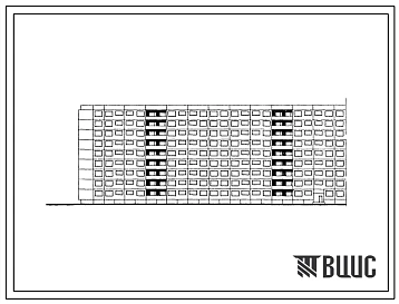 Типовой проект 1Лг-602В-8 Девятиэтажный восьмисекционный крупнопанельный жилой дом на 287 квартир.