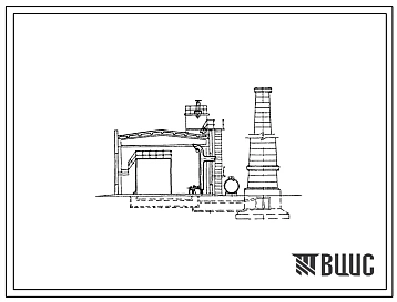Типовой проект 903-1-56 Котельная с 2 котлами ТВГ-8 для закрытой системы теплоснабжения. Топливо газ. Теплоноситель вода.