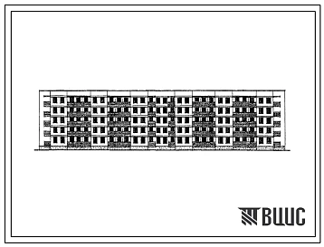 Типовой проект 115-102-17 Пятиэтажный шестисекционный жилой дом на 90 квартир. Для строительства в Молдавской ССР, 3Б климатическом подрайоне.