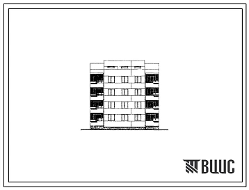 Типовой проект 26-042/1 Четырехэтажная блок-секция рядовая на 8 квартир (трехкомнатных 3А-4, четырехкомнатных 4Б-4). Для строительства во 2 и 3 климатических районах