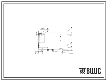 Шифр СС1000.70.05.100.00 Гидробак  СС1000.70.05.100.00