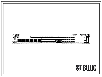 Типовой проект 222-1-46 Десятилетняя школа на 1496 учащихся в каркасно-панельных конструкциях серии ИИ-04. Для строительства во II и III строительно-климатических зонах.