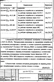 Альбом 7 Ведомость потребности в материалах