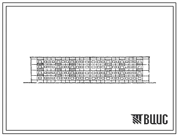 Типовой проект 1Кз-464АС-2 Четырехсекционный дом на 56 квартир.