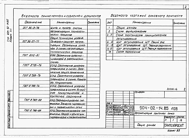 Альбом 13 Приточная вентиляционная камера прямоточная с одной секцией воздухонагревателя, переключаемая на режим дежурного отопления. Электрическая система регулирования