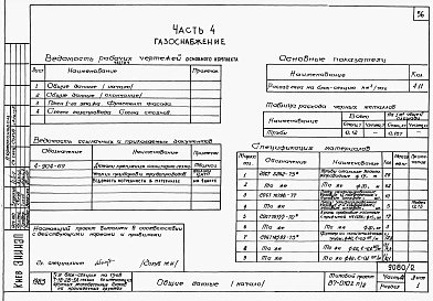Альбом 2 Часть 1-1,2-1,3-1,4-1,5-1,6-1 Архитектурно-строительные чертежи, отопление и вентиляция, водоснабжение и канализация, газоснабжение, электрооборудование, связь и сигнализация выше отм.0.000