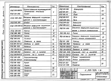Выпуск 1-36 Заслонка воздушная рециркулирующая. Рабочие чертежи