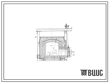 Проект 33446 Печь кольцевая безокислительного нагрева с внутренним диаметром 7,3м и шириной пода 1,3м