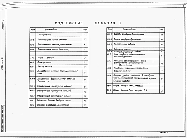 Альбом 1 Пояснительная записка, архитектурно-строительные решения, конструкции железобетонные, отопление и вентиляция, водопровод и канализация, электротехническая часть, электроавтоматика.     