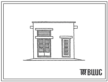 Типовой проект 407-3-186 Трансформаторная подстанция с тремя кабельными вводами 6-10кв на один трансформатор мощностью до 400ква. Тип К-31-400м2.