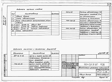 Альбом 9 Кондиционер с рециркуляцией и воздухонагревателем второго подогрева. Электрическая система регулирования. 