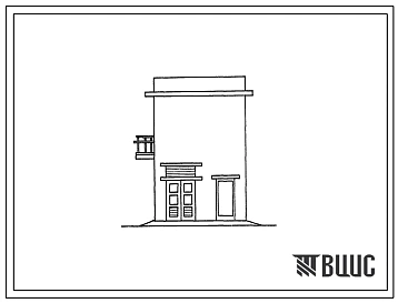 Типовой проект 407-3-288 Трансформаторная подстанция с двумя воздушеыми вводами 10 (6) кВ на один трансформатор мощностью до 160 КВА (тип В-21-160М4).