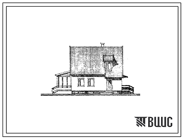 Типовой проект 143-216-12 Одноквартирный мансардный шестикомнатный жилой дом.