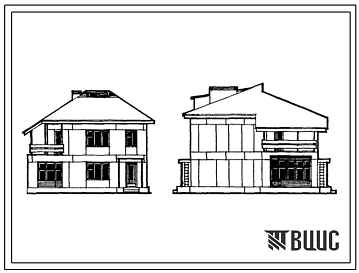 Типовой проект 143-24-114/1 Двухэтажный одноквартирный жилой дом с четырехкомнатной квартирой. Для индивидуальных застройщиков.
