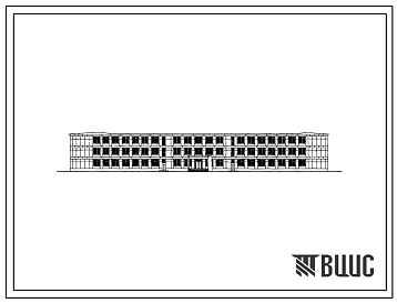 Типовой проект 223-1-164 Десятилетняя общеобразовательная школа на 12 классов (464 ученических места) для строительства в 1В подрайоне, 2 и 3 климатических районах.