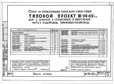 Альбом 5 Часть 1 Архитектурно-строительные чертежи выше отм.0.000. Часть 2 Отопление и вентиляция Раздел 2-1 С радиаторами и конвекторами. Часть 3 Водопровод, канализация, газопровод. Часть 5 Электрооборудование. Часть 6 Слаботочные устьройства
