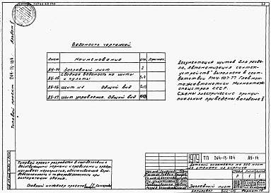 Альбом 5  Автоматизация сантехустройств. Задания заводу - изготовителю на щиты управления