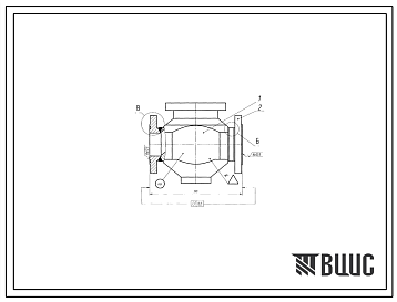 Шифр ГСА.К080.040.00.001.00 Корпус клапана ГСА.К080.040.00.001.00