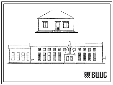 Типовой проект 8-04-252 Сушильно - семеочистительный пункт на 500 т. семян льна. (Схема генерального плана, Производственный корпус с несущими кирпичными стенами, Склад очищенных семян, Контора с бытовыми помещениями).