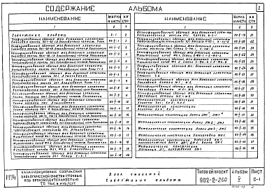 Альбом 5 Блок емкостей. Строительная часть. Сборные железобетонные элементы и металлические конструкции   
