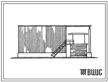 Типовой проект 411-2-172.86 Установка для производства технологической щепы УПЩ-6Б мощностью 25 тыс. м3 в год (с применением деревоклееных конструкций). Узел подготовки сырья