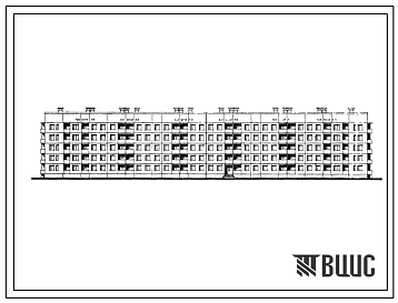 Типовой проект 111-135-23С Пятиэтажный шестисекционный жилой дом на 70 квартир (двухкомнатных 2Б-36, трехкомнатных 3А-19, трехкомнатных Б-5, четырехкомнатных 4Б-5, пятикомнатных 5А-5). Для строительства в 4 климатическом районе сейсмичностью 7 и 8 баллов.