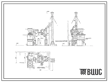 Проект 11455 Сушило кипящего слоя производительностью 10 т/ч на газе для песка.Установка в цехе.