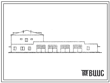 Типовой проект 416-6-19с Пожарное депо на 4 выезда.
