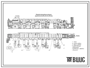 Проект 10815 Электропечь механизированная конвейерная производительностью 625 кг/час для электродов Д=3 мм