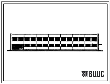 Типовой проект 416-1-84 Административно-бытовой корпус на 200 человек для базы минеральных удобрений и химических средств защиты растений р/о «Сельхозтехника».