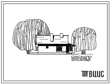 Типовой проект 184-24-11 Двухкомнатный дом для индивидуального строительства