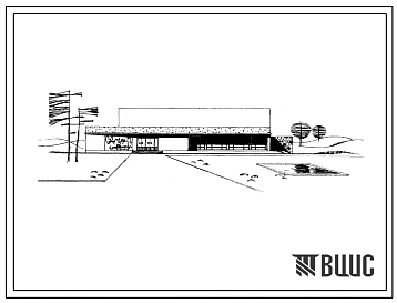 Типовой проект 264-13-33 Кинотеатр на 300 мест с клубными помещениями. Для строительства во II строительно-климатической зоне. (Для 1 проектно-строительной зоны).