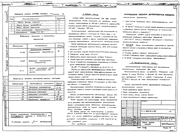Альбом 1 Рабочие чертежи. Спецификации оборудования.