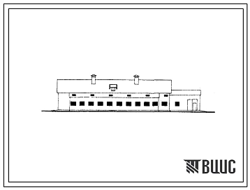 Типовой проект 801-165, тип 1 Родильное отделение на 60 коров мясных пород. Для строительства в районах с расчетной наружной температурой -20 0С.