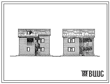 Типовой проект 145-18-30с.13.88 Двухэтажный дом с пятикомнатной квартирой для кооперативного строительства. Для Армянской ССР