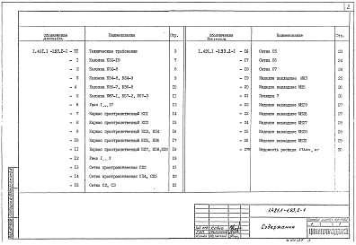 Выпуск 2-1 Колонны. Рабочие чертежи