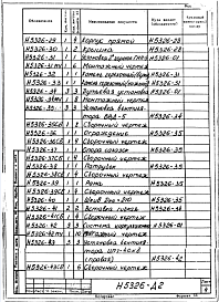 Состав альбома. Типовой проект 406-9-70Альбом 1 Сушило для поверхностной подсушки литейных полуформ размером 3000х2600, на газе Н5326