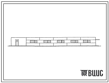 Типовой проект 807-11-31с.13.88 Санитарный пропускник на 60 человек для животноводческих и птицеводческих предприятий (полносборное здание). Для строительства в Узбекской ССР.