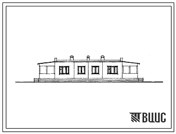 Типовой проект 181-48-15с/1 Одноэтажный двухквартирный жилой дом с трехкомнатными квартирами типа «Б». Для строительства во IIВ и IIIВ климатических подрайонах Казахской ССР сейсмичностью 8 и 9 баллов.