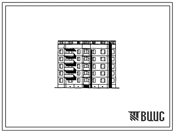 Типовой проект 125-019/1.2 Пятиэтажная блок-секция рядовая на 20 квартир. Для строительства в г.Братске и Усть-Илимске