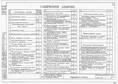 Альбом 1 Архитектурно-строительная, технологическая, механическая и санитарно-техническая части