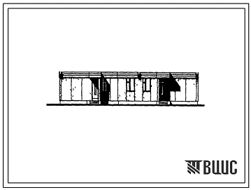Типовой проект 183-126-48.84 Одноэтажный жилой дом на 2 квартиры. Для строительства в сельской местности