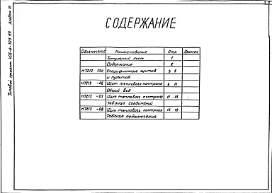 Альбом 3 Тепловой контроль и автоматика. Чертежи-задания заводу-изготовителю