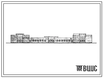 Типовой проект 284-4-60 Баня-прачечная с предприятием бытового обслуживания. Тип 4. Для строительства в 1В климатическом подрайоне, 2 и 3 климатических районах