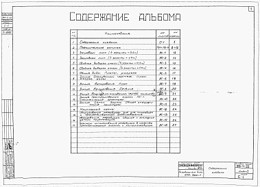 Альбом 1 Строительная часть и оборудование (для площадок без грунтовых вод)