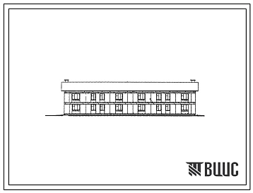 Типовой проект 143-52-136 2-этажный 2-секционный 8-квартирный жилой дом для строительства во 2 строительно-климатической зоне.