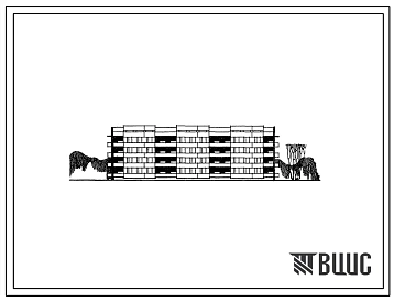 Типовой проект 111-26-24/1 Четырехэтажный трехсекционный жилой дом на 32 квартиры (однокомнатных 1Б-8, двухкомнатных 2Б-8, трехкомнатных 3Б-12, четырехкомнатных 4Б-4) для строительства во 2 и 3 климатических районах Украинской ССР